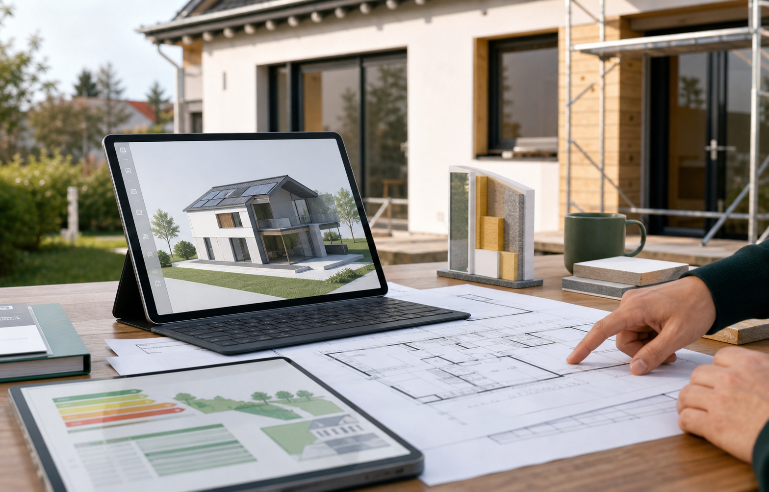 Digitale Gebäudemodellierung und energetische Planung am Gebäude